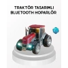 Bluetooth Nostaljik Traktör Hoparlör Led Işıklı 12w Güçlü Ses