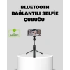 Bluetooth Selfie Çubuğu – 360° Dönebilen Başlık, Kablosuz Bağlantı