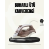 Buharlı Ütü 2200w Seramik Taban 300 Ml Kahverengi Dikey Ütüleme