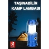 Büyük Boy Güneş Enerjili Kamp Feneri Işıldak Lamba Usb Şarjlı
