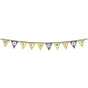 Cadılar Bayramı Kabak Temalı Halloween Yazılı Banner Süs Flama 3 Metre (5263)