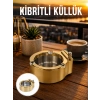 Çakmaklı Küllük Paslanmaz Metal Dayanıklı Tasarım Yeni Nesil