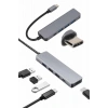 Çevirici Dönüştürücü Adaptör Macbook 3 In 1 Type-c To Hdmı Usb 3.0