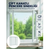 Çift Kanatlı Pencere Filesi Cırt Bantlı Sineklik Kolay Takılır