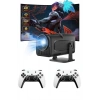 Çift Kollu Game Box Projeksiyon Cihazı Kumandalı Android Tv Dahili Hoparlör