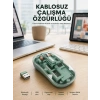Çift Mod Bağlantılı Kablosuz Mouse Bluetooth Ve Usb Alıcılı Yeni Nesil