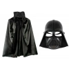 Çocuk Boy Yıldız Savaşları Star Wars Darth Vadet Maskesi ve 90 cm Pelerin Seti Siyah (5263)