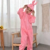 Çocuk Tavşan Kostümü Pembe Renk 4-5 Yaş 100 cm (5263)