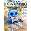 Çocuklar İçin Termal Baskılı Dijital Fotoğraf Makinesi Ön Ve Arka Kameralı