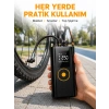Çok Amaçlı Dijital Lastik Pompası Araç Bisiklet Top Uyumlu Yeni Nesil