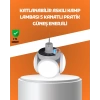 Çok Amaçlı Katlanabilir Güneş Enerjili Kamp Lambası – Masa Üstü Ve Asılabilir Kullanım