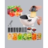 Çok Fonksiyonlu Döner Rende Süzgeç Hazneli Ergonomik Sebze Doğrayıcı