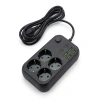 Çoklu Priz Uzatma Kablosu 4 Soket + 4 USB + 2 Type-C – Termal Akım Korumalı, Isıya Dayanıklı, Çocuk Korumalı Güvenli Priz 100-250V (5263)
