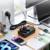 Çoklu Priz Uzatma Kablosu 4 Soket + 4 USB + 2 Type-C – Termal Akım Korumalı, Isıya Dayanıklı, Çocuk Korumalı Güvenli Priz 100-250V (5263)