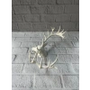 Dekoratif Geyik Başı Heykel 25 Cm Modern Minimal Tasarım