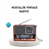 Dekoratif Vintage Radyo – Klasik Görünüm, Modern Fonksiyon Ve Uzun Ömürlü Kullanım