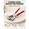 Delme Pensesi 6 Başlıklı Çok Amaçlı Paslanmaz Çelik Ergonomik