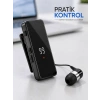 Dijital Ekranlı Bluetooth Kulaklık Tek Kulaklıklı Klipsli Kompakt Tasarım