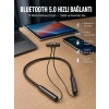 Dijital Göstergeli Kulak İçi Kablosuz Bluetooth Kulaklık Boyun Bantlı Yeni Nesil
