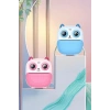Dijital Video Fotoğraf App Destekli Çocuk Kamerası Termal Resim Kağıt Baskılı Yazıcı Pembe