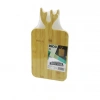 DİKDÖRTGEN=22X38CM  AHŞAP BAMBU KESİM PANOSU - KESME TAHTASI GEYİK BOYNUZ FİGÜR SAPLI (5263)
