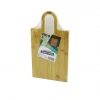 DİKDÖRTGEN=22X38CM AHŞAP BAMBU KESİM PANOSU - KESME TAHTASI OVAL KULPLU (5263)