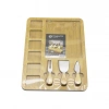 DİKDÖRTGEN  6+1 BÖLMELİ   MDF  KAHVALTI PEYNİR SUNUM PANOSU 3 BIÇAK=AHŞAP SAP 30X39.5CM (5263)