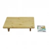 DİKDÖRTGEN AYAKLI  MİNİ SOFRA MODEL=32X21.5CM  BAMBU AHŞAP KESİM PANOSU (5263)