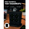 Dikey Priz Kulesi 8 Ac Priz 4 Usb 2 Type-c Çocuk Korumalı Güç Dağıtıcı