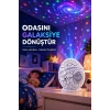 Dinozor Yumurtası Galaksi Projektör Gece Lambası 4ü 1 Arada – Bluetooth Hoparlörlü