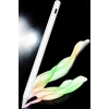 Dokunmatik Kalem Beyaz Şarjlı Yedek Uçlu Android Ve İos Uyumlu