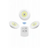 Dolap Işığı Mutfak Rafı Işığı Uzaktan Kumandalı 3 Lü Spot Led Lamba