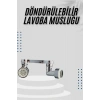 Dönebilen Musluk Başlığı Akrobat Mutfak Banyo Musluk Ucu Başlığı Oynar Başlıklı