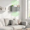 Duvar Tipi Wi-Fi Modem Saklama Kutusu(Gri) – Kablo Düzenleyici Router Raf Organizer (5263)