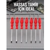 Düz Ve Yıldız Başlıklı 7li Tornavida Seti Ergonomik Tutma