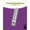 Elektrikli Baharat Öğütücü Pilli Paslanmaz Çelik Otomatik Tuz Karabiber Değirmeni