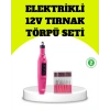 Elektrikli Manikür Pedikür Törpü Seti 6 Başlıklı