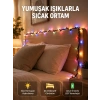 Enerji Tasarruflu Şeffaf Kablo 5 M 50 Led Dekor Işık Yeni Nesil