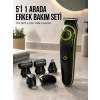 Erkek Kişisel Bakım Seti Çok Amaçlı Sakal Vücut Burun Kulak Tıraş Makinesi