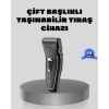 Erkek Tıraş Makinesi Kablosuz Kuru Tıraş Folyo Başlık Yıkanabilir Gövde