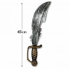 Eskitme Detaylı Plastik Korsan Kılıcı 45 cm (5263)