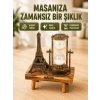 Ev, Ofis Ve Kafeler İçin Retro Ahşap Kum Saati Dekorasyonu
