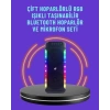 Ev Ve Dış Mekan Kullanımına Uygun Rgb Işıklı Hoparlör