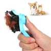 Evcil Hayvan Kedi Köpek Tüy Toplayıcı Otomatik Tuşlu Pet Tarak (5263)