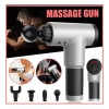Fascial Gun RH-320 6 Kademe Hız Ayarlı, 4 Parça Başlıklı, Usb Şarjlı, Masaj Tabanca Aleti (5263)