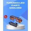 Gece Eğlencelerine Özel Renkli Led Işıklı Gözlük