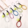 Gerçekçi Tenis Raketi Tasarımlı Şık Anahtarlık Kolye Çanta Süsü Tennis Keychain (5263)