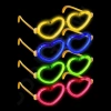 Glow Kalpli Fosforlu Gözlük 6’lı Renkli Set – Neon Parti (5263)