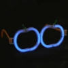 Glow Stick Elma Gözlük - Glow Partisi Gözlüğü - Glow Stick Gözlük 12 Adet (5263)