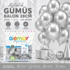 GM-110-38 METALİK - GÜMÜŞ BALON 11'' - 28CM - 100 PARÇA (5263)